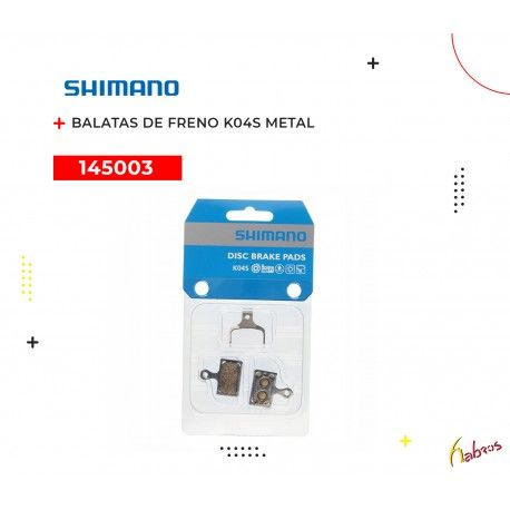 (145003) BALATAS DE FRENO K04S METAL SHIMANO