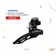 (146009) DESVIADOR DELANTERO TOURNEY FD-TZ510  P/48D  31.8MM SHIMANO
