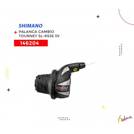 (146204)  PALANCA DE CAMBIO TOURNEY  SL-RS36 3VELOCIDADES  SHIMANO