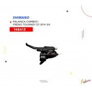 (146413) PALANCA DE CAMBIO/FRENO TOURNEY ST-EF41  6VELOCIDADES SHIMANO