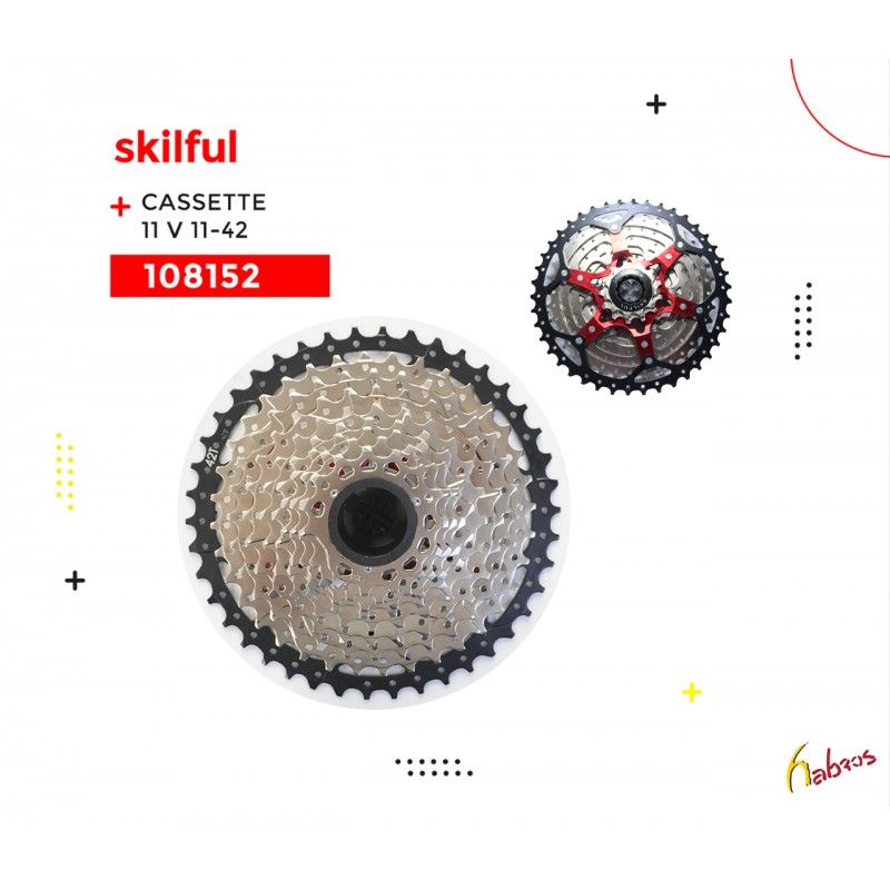 (108152) CASSETTE  11VELOCIDADES  11-42 DTS   SKILFUL