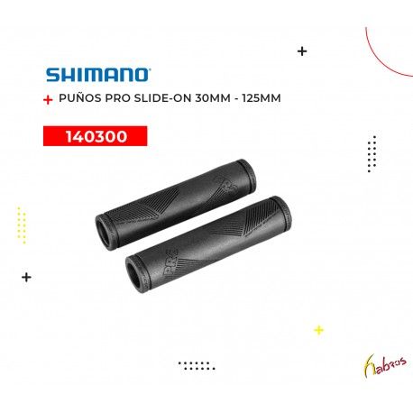 (140300) PUNOS PRO SLIDE-ON NEGRO 30MM  SHIMANO