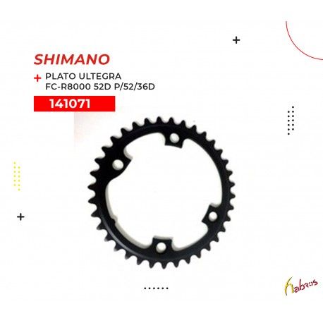 (141071) PLATO ULTEGRA FC-R8000 52D P/52/36D  SHIMANO