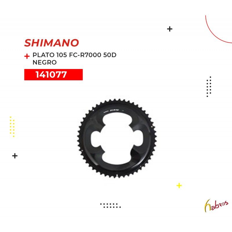(141077) PLATO 105 FC-R7000 50DTS  NEGRO  SHIMANO