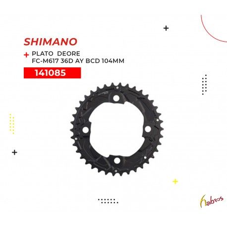 (141085) PLATO DEORE FC-M617   36DTS  BCD  SHIMANO
