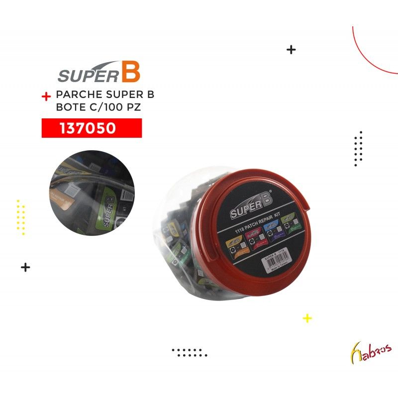 (137050) BOTE DE PARCES SUPER B CON 100KITS DE 6 PIEZAS C/U