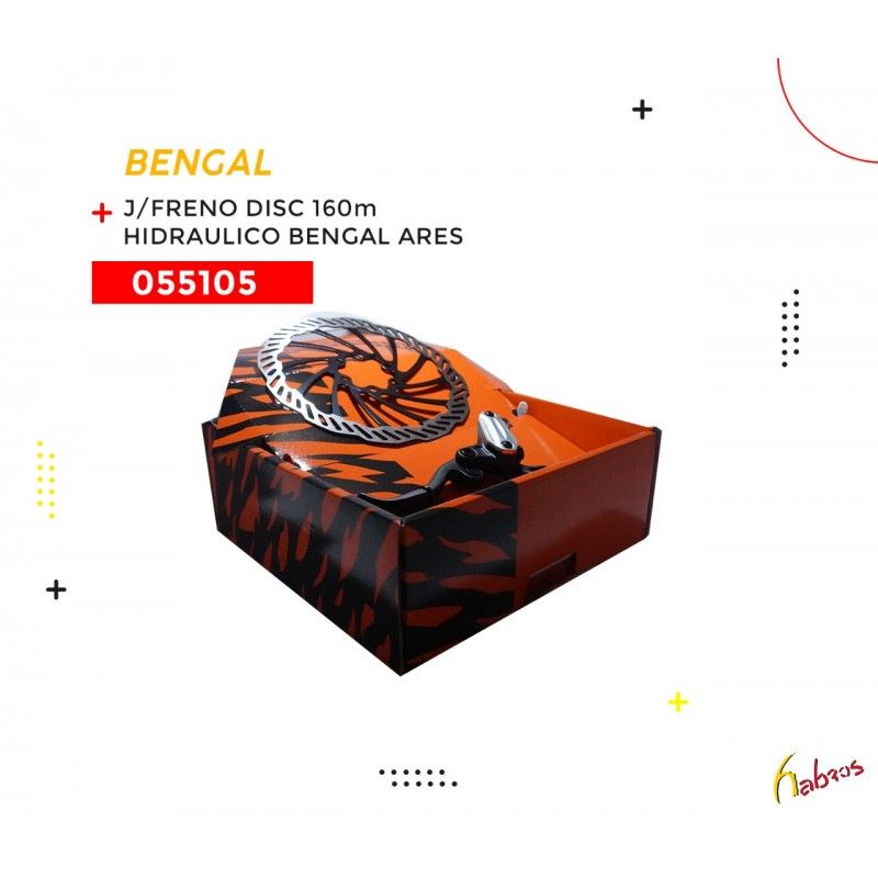 (055105) JUEGO DE FRENO DE DISCO 160M HIDRAULICO BENGAL