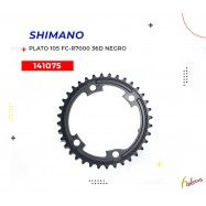 (141075)  PLATO FC-R7000  36DTS NEGRO SHIMANO