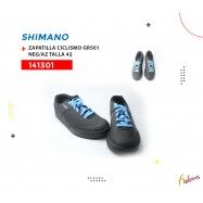 (141301) ZAPATILLA CICLISMO GR501 NEG/AZ TALLA 42 SHIMANO
