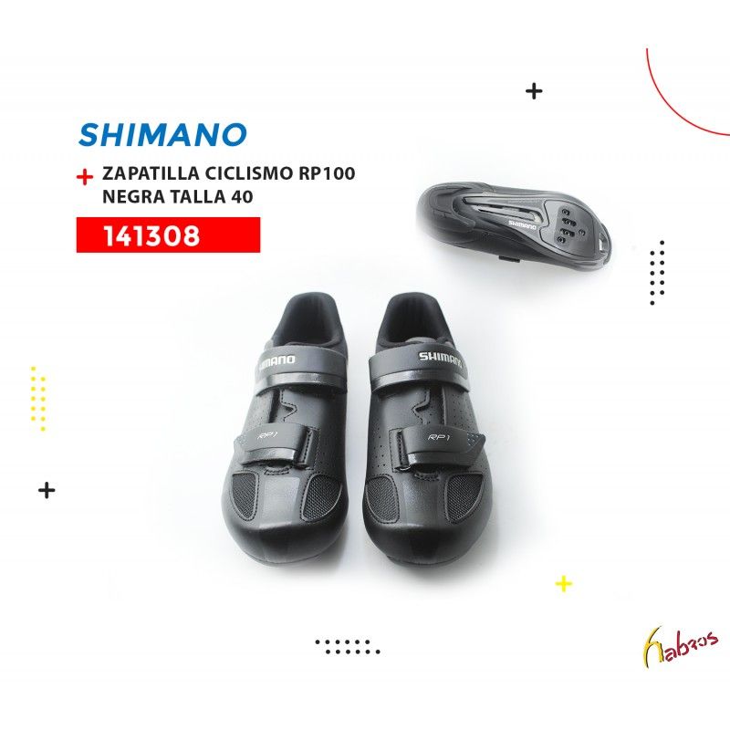(141308) ZAPATILLA CICLISMO RP100 NEGRA TALLA 40 SHIMANO