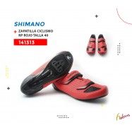 (141313) ZAPATILLA CICLISMO RP100 ROJO TALLA 40 SHIMANO