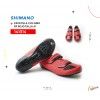 (141314) ZAPATILLA CICLISMO RP100 ROJO TALLA 41 SHIMANO