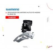 (146001) DESVIADOR DELANTERO ALTUS FD-M2000 TRIPLO 34.9mm 9vel  SHIMANO