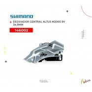 (146002) DESVIADOR DELANTERO ALTUS FD-M2000 TRIPLO 34.9mm 9vel SHIMANO