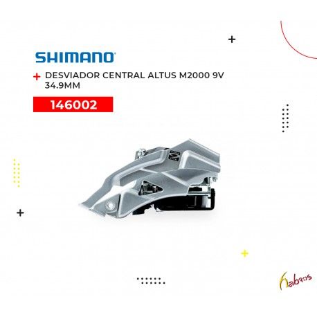 (146002) DESVIADOR DELANTERO ALTUS FD-M2000 TRIPLO 34.9mm 9vel SHIMANO