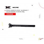 (016306) POSTE PARA ASIENTO ALUMINIO -7 NEGRO 31.6X400 KCNC
