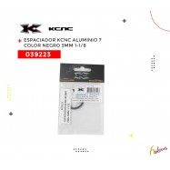 (039223) ESPACIADOR ALUMINIO 7 NEGRO 3MM 1-1/8 KCNC