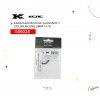 (039223) ESPACIADOR ALUMINIO 7 NEGRO 3MM 1-1/8 KCNC