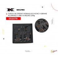 (052079) FRENO V-BRAKE ALUMINIO-7 MODELO:VB6-A NEGRO KCNC