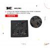 (052079) FRENO V-BRAKE ALUMINIO-7 MODELO:VB6-A NEGRO KCNC