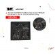 (052080) FRENO V-BRAKE ALUMINIO - 7 VB1-A NEGRO KCNC
