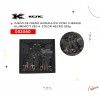 (052080) FRENO V-BRAKE ALUMINIO - 7 VB1-A NEGRO KCNC