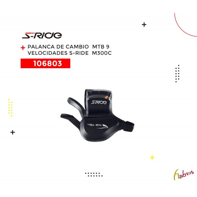 (106803) PALANCA DE CAMBIO MTB 9VEL DERECHO M300C  S-RIDE