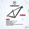 (020804) CUADRO MOSSO TALLA: 15.5 MODELO:2901TB ALUMINIO 7005 NEGRO/ROJO - NEGRO/GRIS MATE