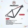 (020804) CUADRO MOSSO TALLA: 15.5 MODELO:2901TB ALUMINIO 7005 NEGRO/ROJO - NEGRO/GRIS MATE