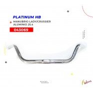 (043069) MANUBRIO LADY/CRUSSIER cromado fierro 25.4 PLATINUM-HB