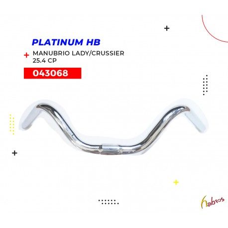 (043068) MANUBRIO  LADY/CRUSSIER 25.4 CROMADO PLATINUM-HB