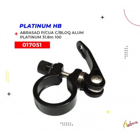 (017051) ABRAZADERA PARA CUADRO CON BLOQUEO ALUMINIO 31.08MM  PLATINUM-HB
