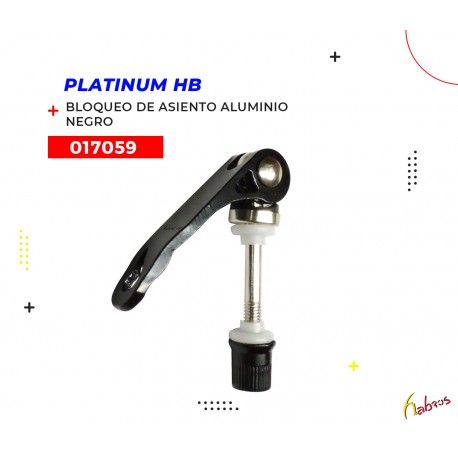 (017159) BLOQUEO DE ASIENTO ALUMINIO NEGRO PLATINUM-HB
