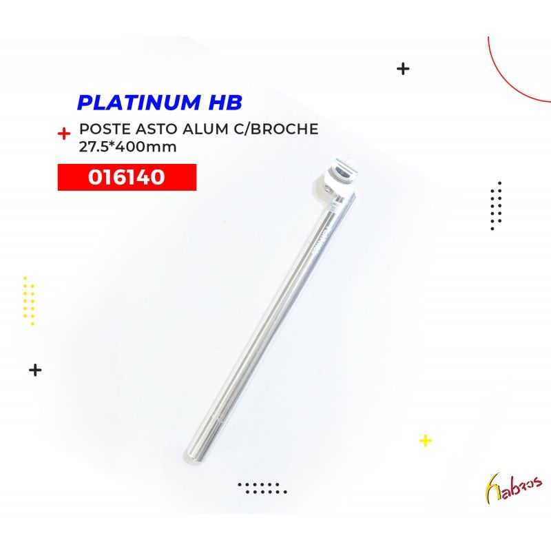 (016140) POSTE PARA ASIENTO CON BROCHE 27.5*400MM PLATINUM-HB