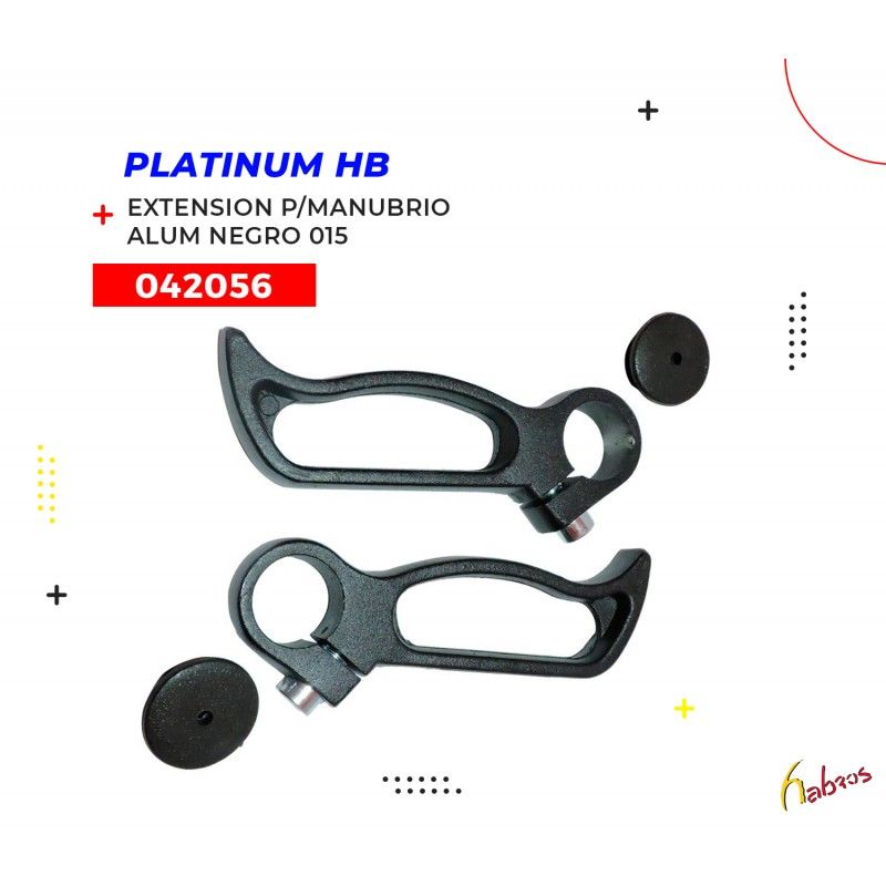 (042056) EXTENSION P/MANUBRIO ALUM NEGRO 015