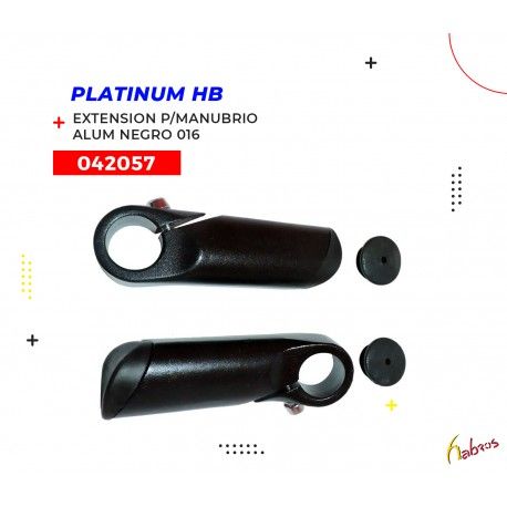 (042057) EXTENSION P/MANUBRIO ALUM NEGRO 016