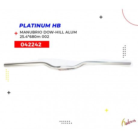 (042242) MANUBRIO DOW-HILL ALUMINIO 25.4*680MM  PLATINUM-HB
