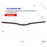 (042243) MANUBRIO DOW-HILL ALUMINIO- NEGRO 25.4*680MM  002  PLATINUM-HB