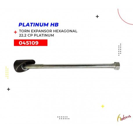 (045109) TORNILLO EXPANSOR HEXAGONAL22.2 CP PLATINUM