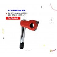 (046040R) POSTE MAN BMX/CROS 22.2 CROM-ROJ