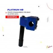 (046091A) POSTE P/MANUBRIO SS078 BMX 22.2X150 AZUL