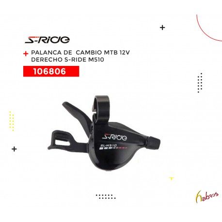 (106806) PALANCA DE CAMBIO MTB 12VEL DERECHO MODELO:  M510  S-RIDE
