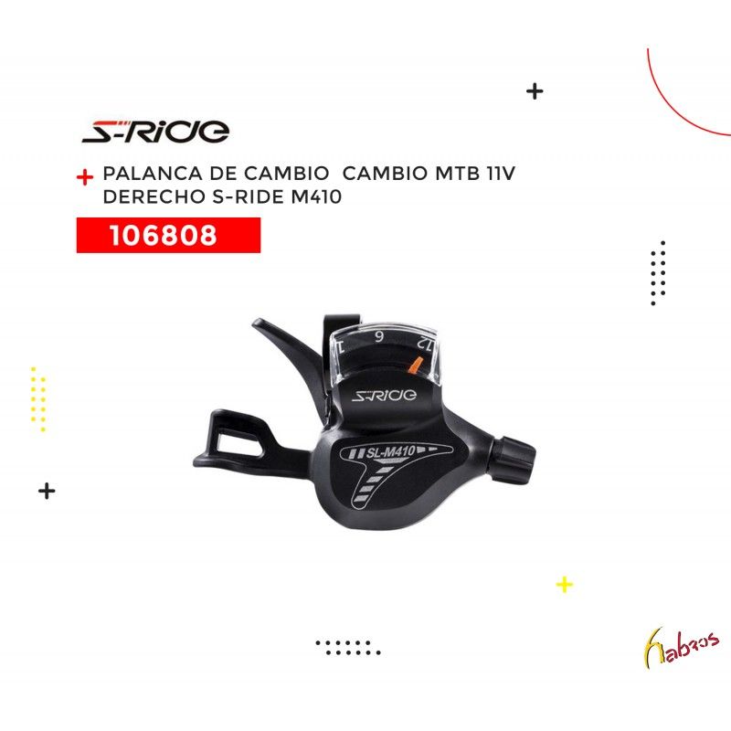 (106808) PALANCA DE CAMBIO MTB 11 VEL M410  S-RIDE