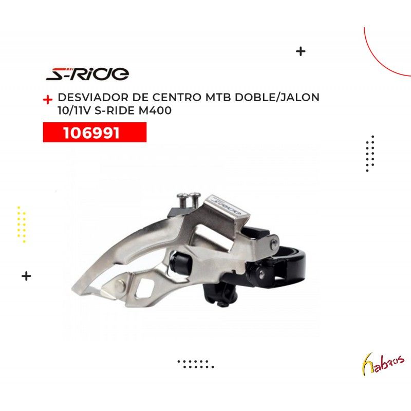 (106991) DESVIADOR DE CENTRO MTB DOBLE JALON 10/11VEL. S-RIDE