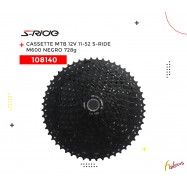 (108140)  CASSETTE MTB 12 VEL 11-52  M600  S-RIDE