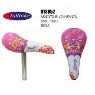 (013052)  ASIENTO INFANTIL CON POSTE PARA NIÑA COLOR ROSA