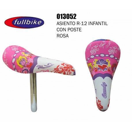 (013052)  ASIENTO INFANTIL CON POSTE PARA NIÑA COLOR ROSA