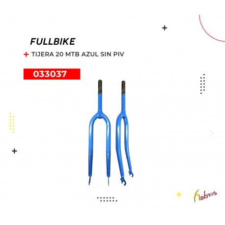 (033037) TIJERA R-20 MTB AZUL SIN PIVOTE 25