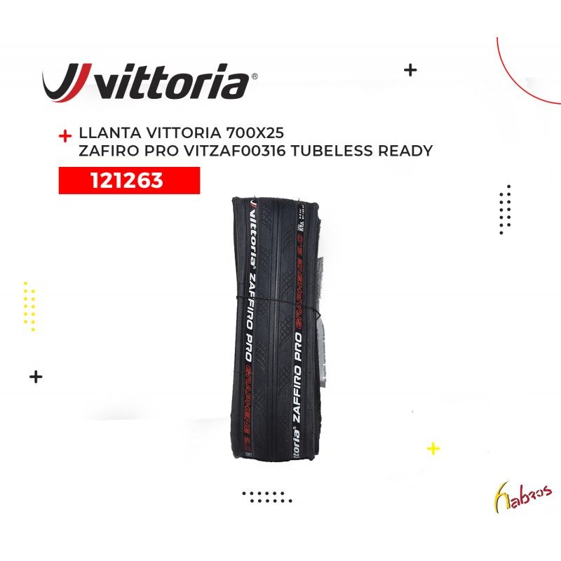 (121263) LLANTA VITTORIA 700X25 ZAFIRO PRO VITZAF00316