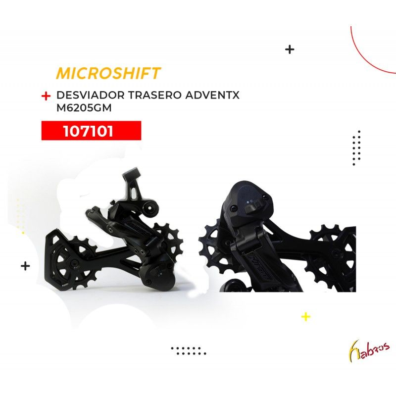 (107101) CAMBIO TRASERO ADVENT M6205GM MICROSHIF 1X10V